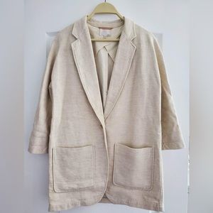 Le fou/wilfred linen cotton silk blazer
